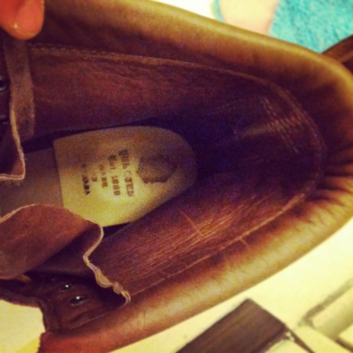 (優雅硬漢)Yuketen choco bullhide boots 雕花工作靴