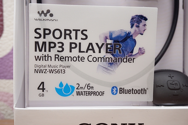 【開箱】SONY NWZ-WS613 是防水MP3也是防水藍牙耳機