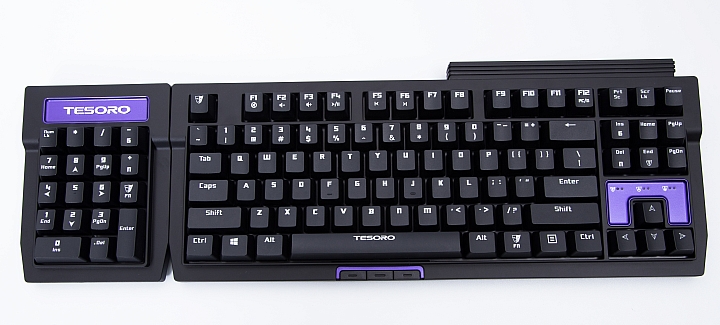 鐵修羅Tesoro Tizona 鐵聖納劍 左撇子也能順暢使用的電競鍵盤