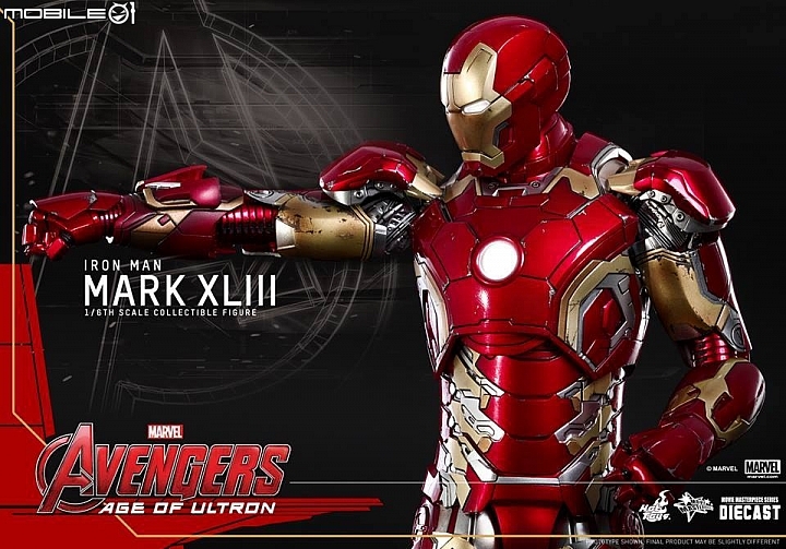 HOT TOYS  復仇者聯盟2:奧創紀元 鋼鐵人 Mark43