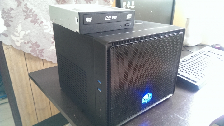 cooler master elite 110  硬塞技嘉B85M-D2V 成功