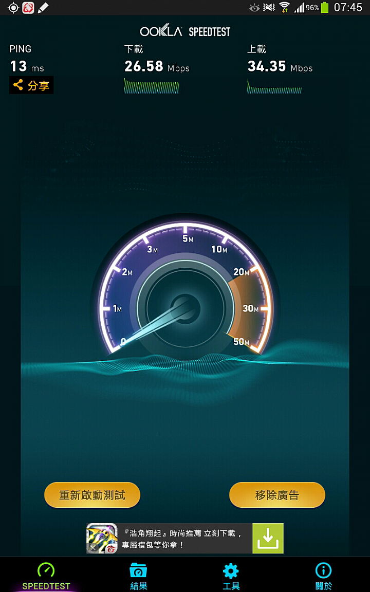 同一個無線網路，speedtest為何不同？？