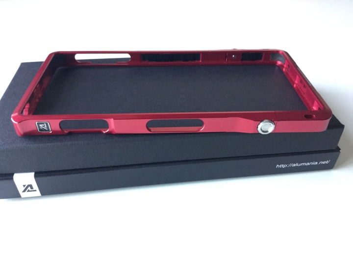 【開箱】日本工藝Alumania Sony Z3 紅色金屬框