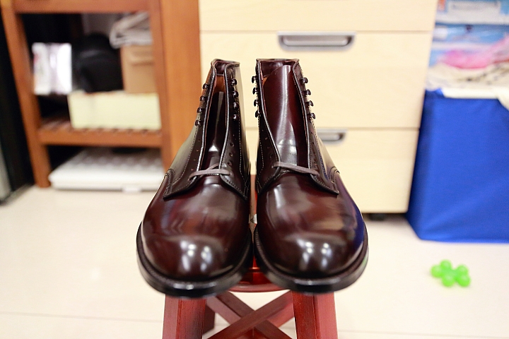 Alden shell cordovan high lace boots 新年快樂開箱