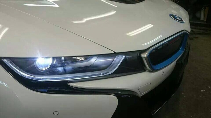 洗車遇到i8!
