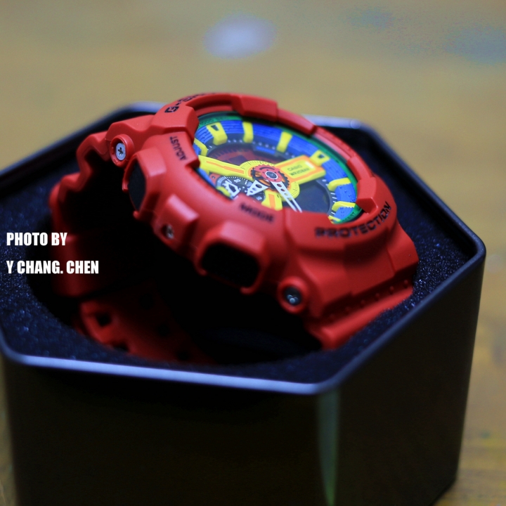 [洛基分享] [裝年輕必備!] G-shock 紅樂高 GA-110FC 開箱分享