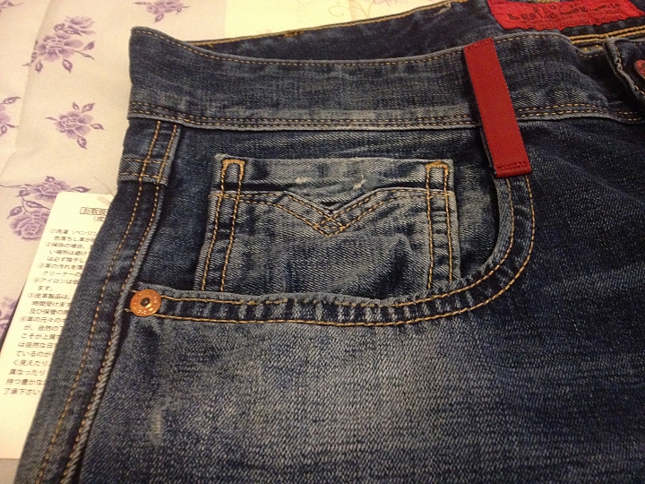 [分享] HYSTERIC GLAMOUR SP加工 小格子破壞 + REPLAY ANBASS 634 436 Slim Fit