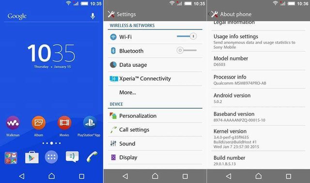 Xperia Lollipop 5.0的新介面風格泄漏圖