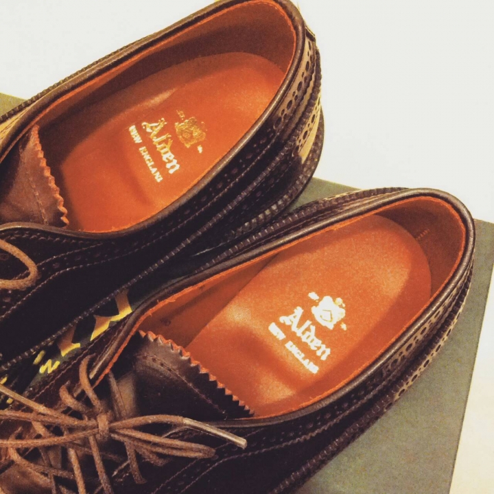 (開箱)ALDEN SHELL CORDOVAN 975 LONGWING BLUCHER