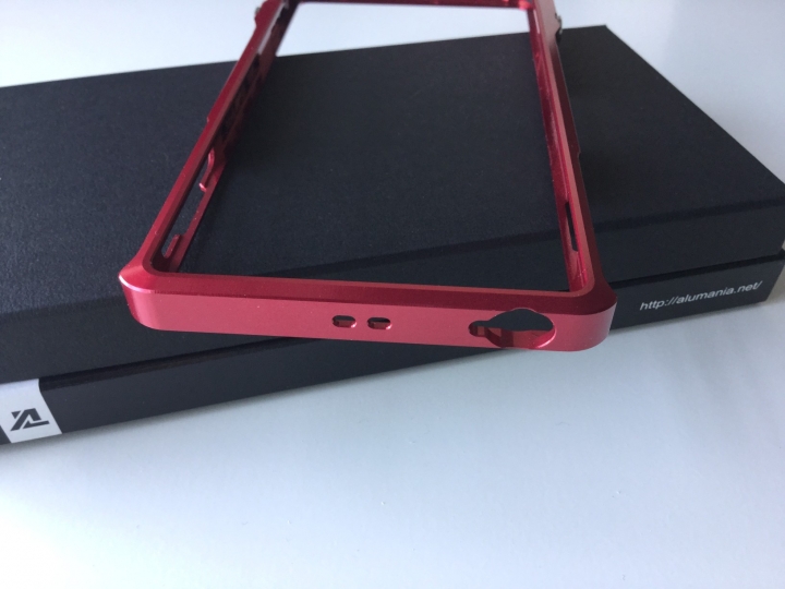 【開箱】日本工藝Alumania Sony Z3 紅色金屬框