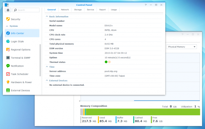 Synology DS415+ 2GB RAM 不夠用？ 那來個 8GB RAM 好了！！