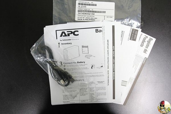 [開箱文] APC Back-UPS 1100 小黑不斷電系統
