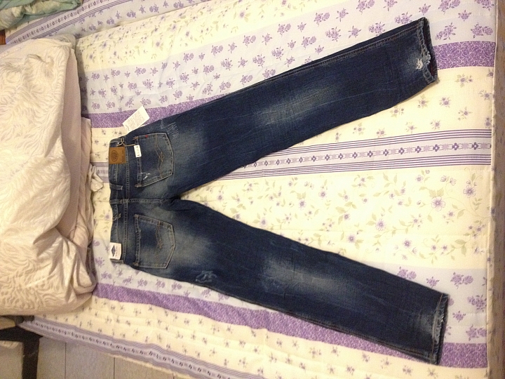 [分享] HYSTERIC GLAMOUR SP加工 小格子破壞 + REPLAY ANBASS 634 436 Slim Fit