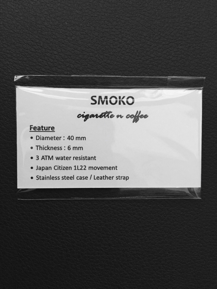 <開箱> 台灣本土設計師品牌 SMOKO Watch 真皮皮質錶帶手錶