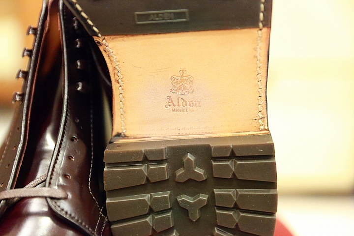 Alden shell cordovan high lace boots 新年快樂開箱
