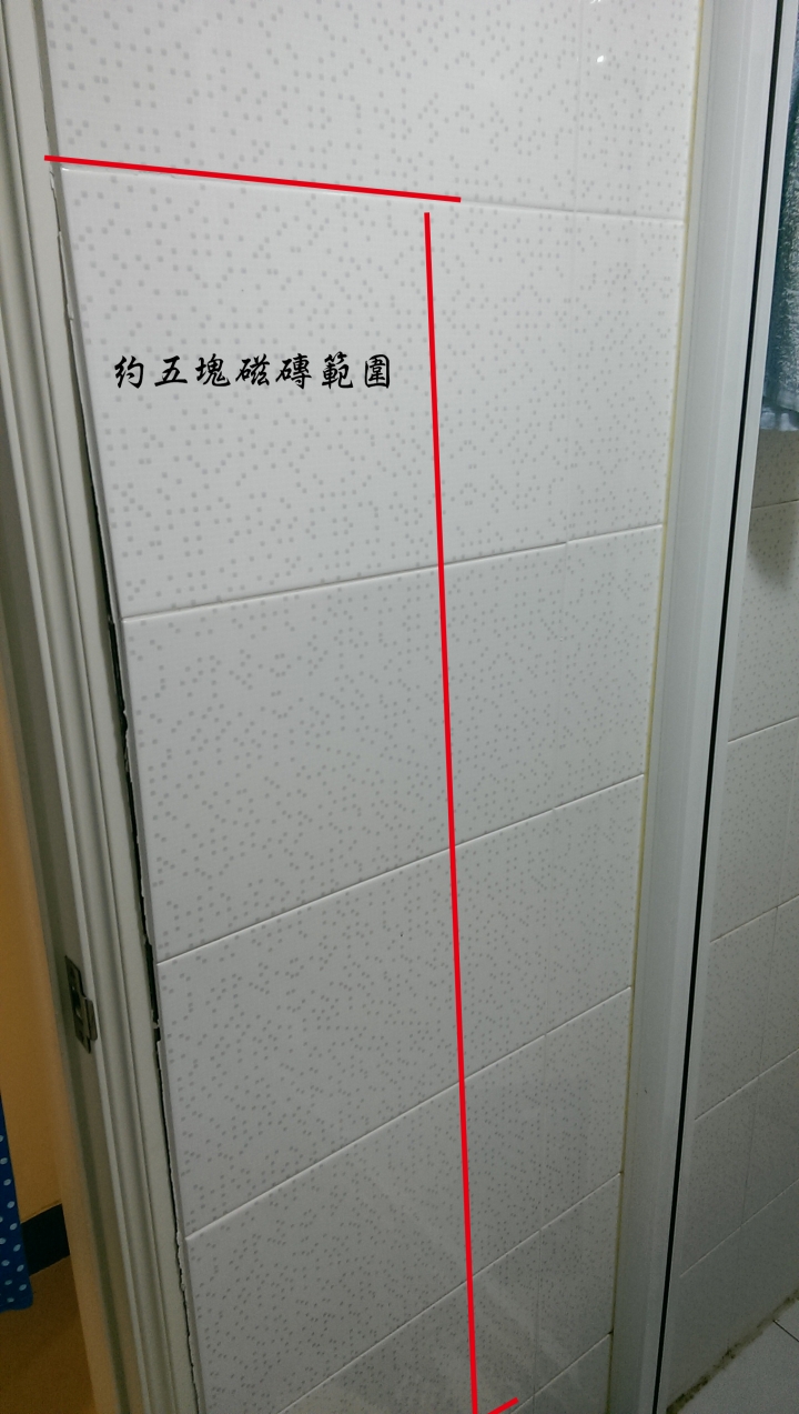 『求救』浴室壁磚膨共(隆起)啦