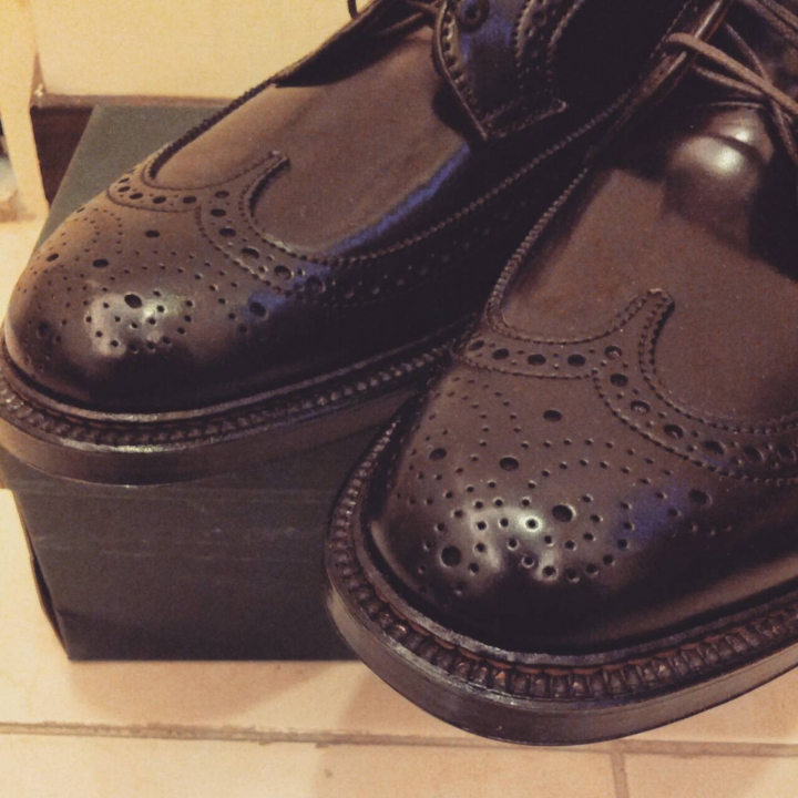 (開箱)ALDEN SHELL CORDOVAN 975 LONGWING BLUCHER