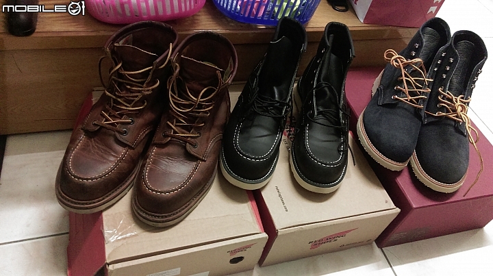 [開箱]Red Wing 8821 X Concepts & Red Wing 9075 及舊鞋 Red Wing 1907 & Clarks & Timberland