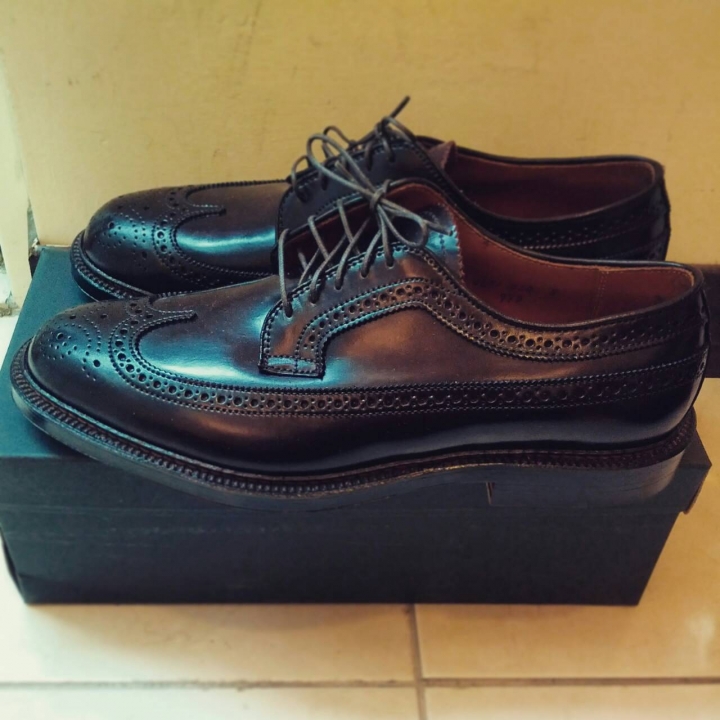 (開箱)ALDEN SHELL CORDOVAN 975 LONGWING BLUCHER
