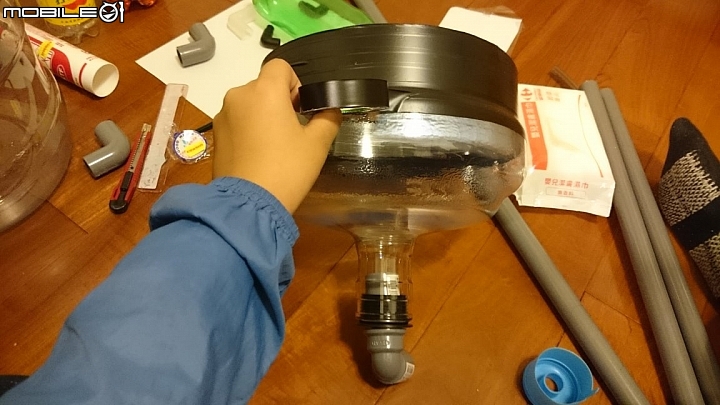 蒸餾水瓶 DIY 迷你魚菜共生系統 Mini Aquaponics