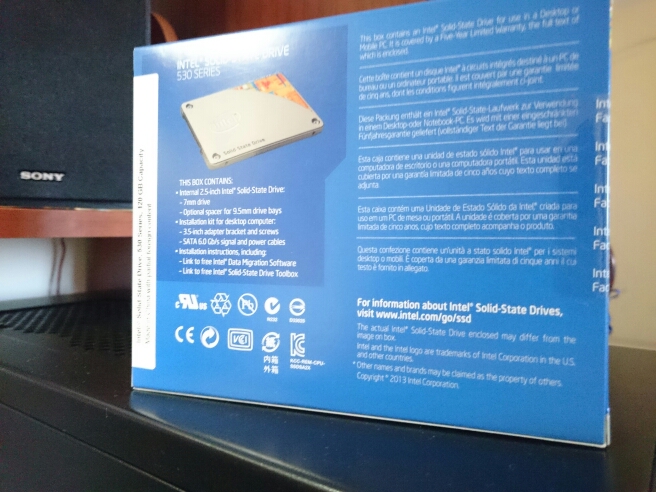 intel 530 120G開箱