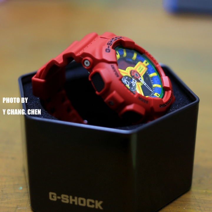 [洛基分享] [裝年輕必備!] G-shock 紅樂高 GA-110FC 開箱分享