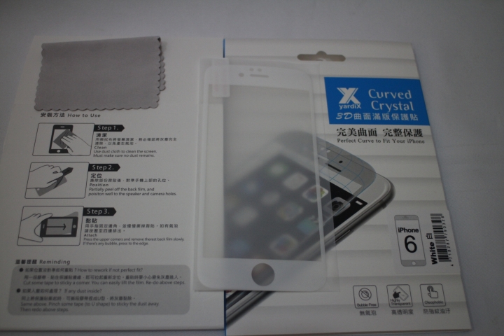 iPhone 6 3D曲面滿版保護貼 完美DIY之測試實驗