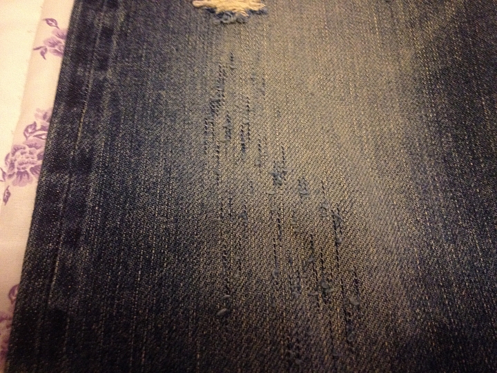 [分享] HYSTERIC GLAMOUR SP加工 小格子破壞 + REPLAY ANBASS 634 436 Slim Fit
