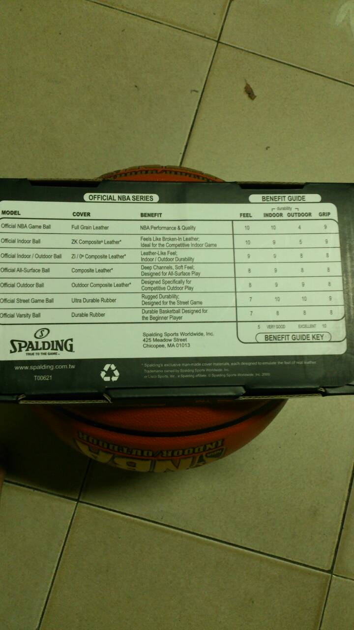 spalding籃球開箱