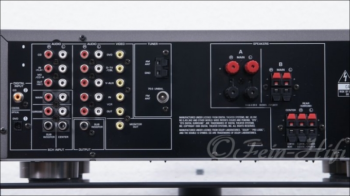 求高手 Yamaha 擴大機接環繞喇叭+重低音 接法