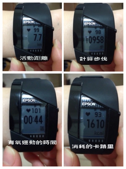 2015年，我要「燃脂重生」！EPSON  PS-500心率有氧教練簡易心得～