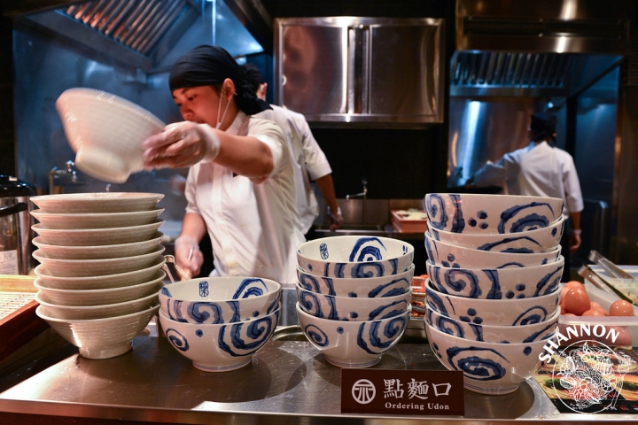 台北信義區[稻禾-微風松高]美食街、烏龍麵、連鎖店、日式料理、手工烏龍麵、現點現作(捷運市政府站)