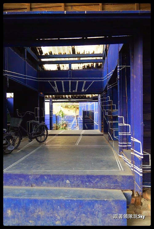 台南景點推薦-藍晒圖強勢回歸在司法宿舍文創園區[ 3D立體藍晒圖 ]