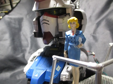 1/20 GP04鋼彈頭像加人物