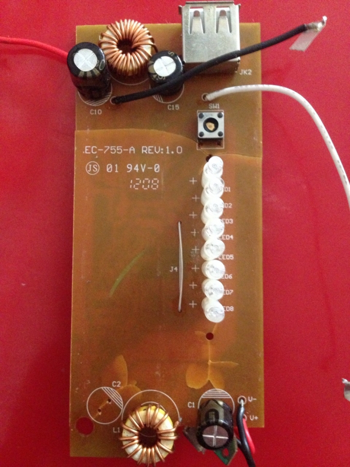 拆解 just mobile gum max10400mah 行動電源