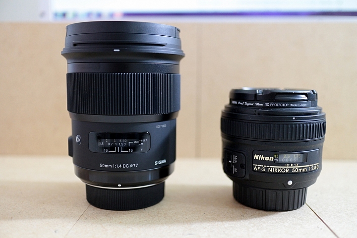 SIGMA 50MM F1.4 ART VS NIKON 50MM F1.8 亂亂比