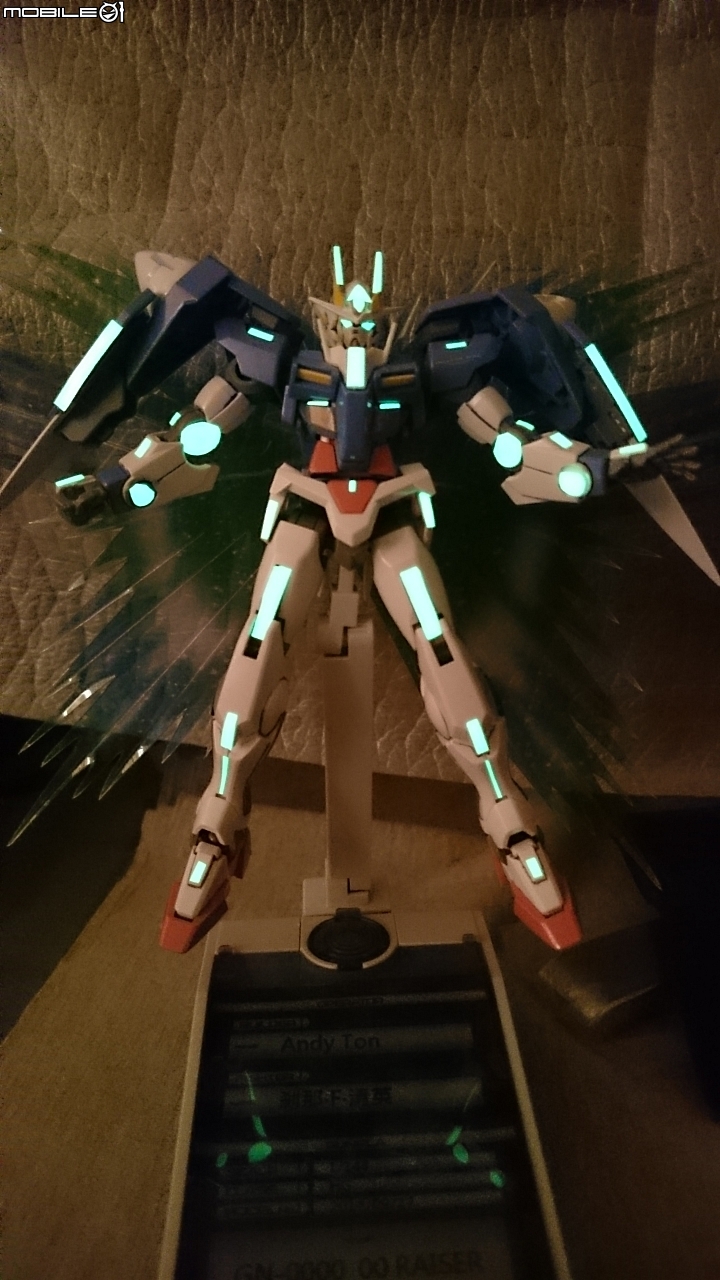 [原創] GN 0000鋼彈 光之翼+夜光特效