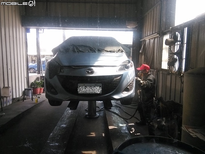 MAZDA5 底盤阻泥防鏽施工
