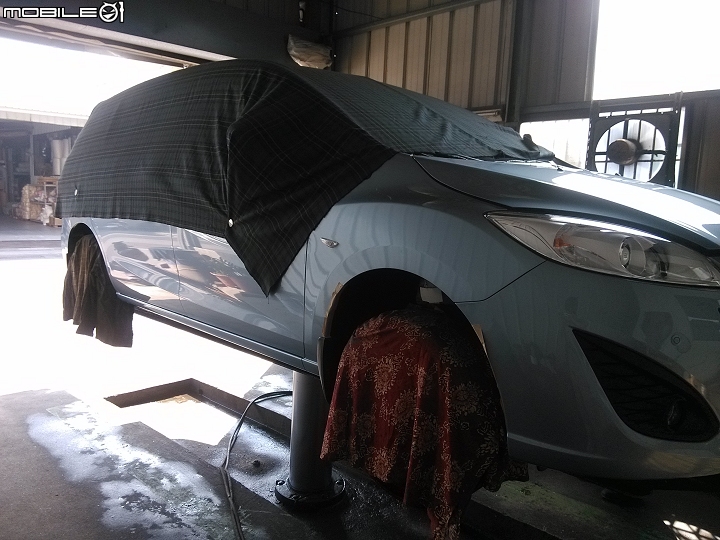 MAZDA5 底盤阻泥防鏽施工