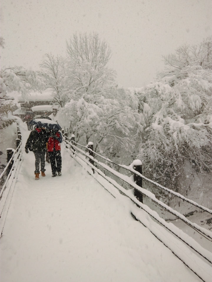 大雪下的白川鄉合掌村(2015-2-14日)