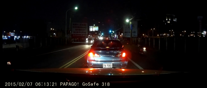 夜視效果非常滿意之PAPAGO GoSafe 318夜視之王...推薦分享