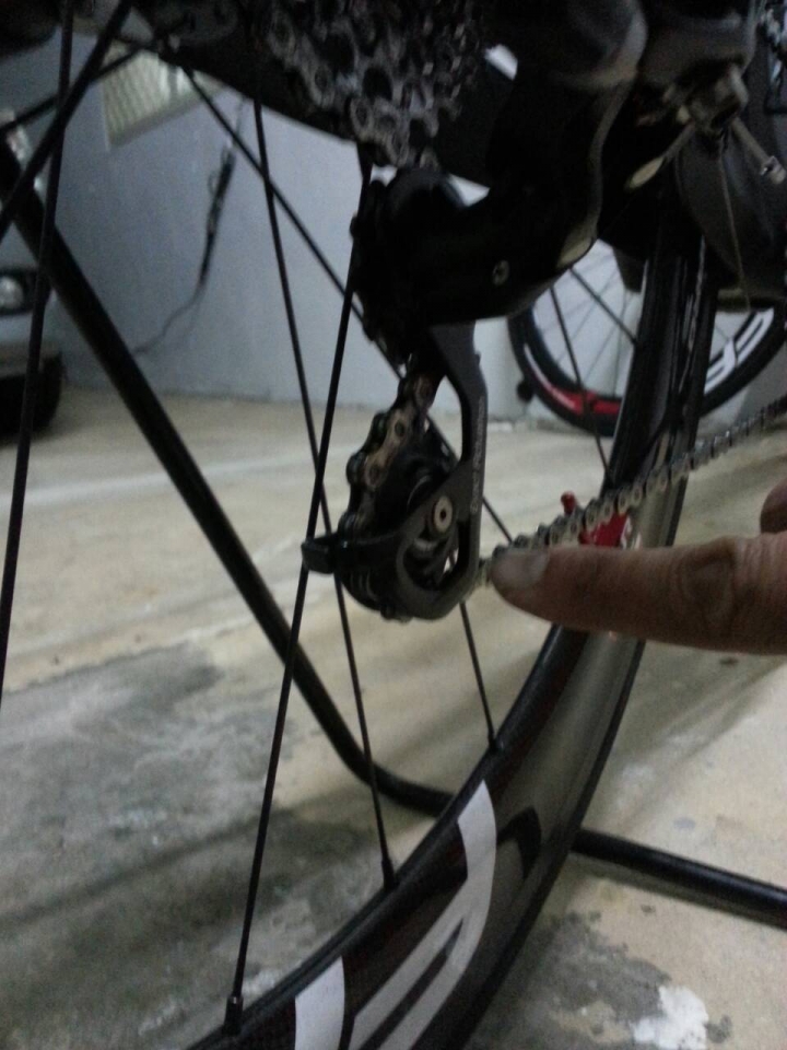 騎車時導輪會達達叫