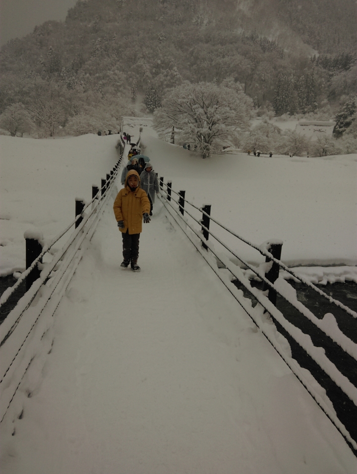 大雪下的白川鄉合掌村(2015-2-14日)