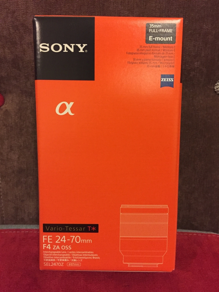 Sony A7II 非專業開箱初體驗-我的第一台全幅相機 (附FE 24-70z開箱)
