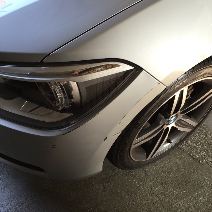 bmw  1系列刮傷 該如何處理
