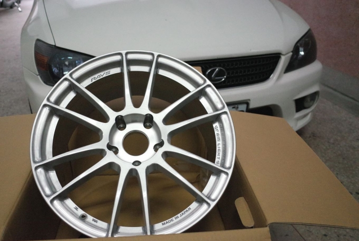[開箱~] RAYS 57MOTORSPORT G07EX 手刷銀色