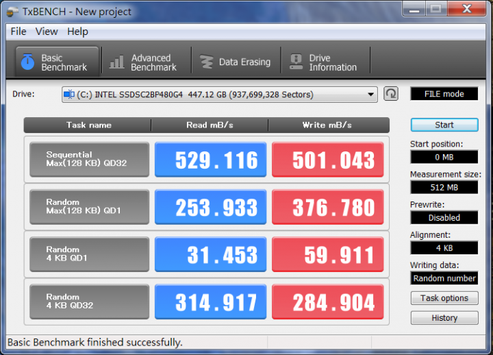 剛買的INTEL 730 480G SSD，測試數據怪怪的
