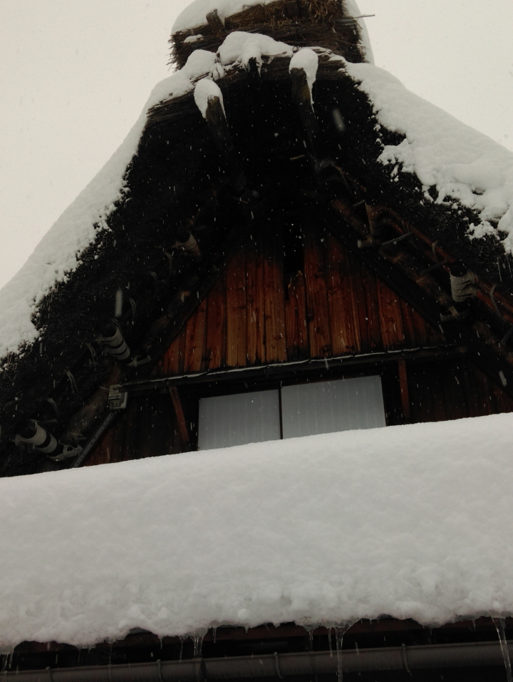 大雪下的白川鄉合掌村(2015-2-14日)