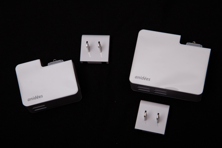 anidees 2 & 4 port USB 小巧好攜極速充電器，外出使用沒煩惱
