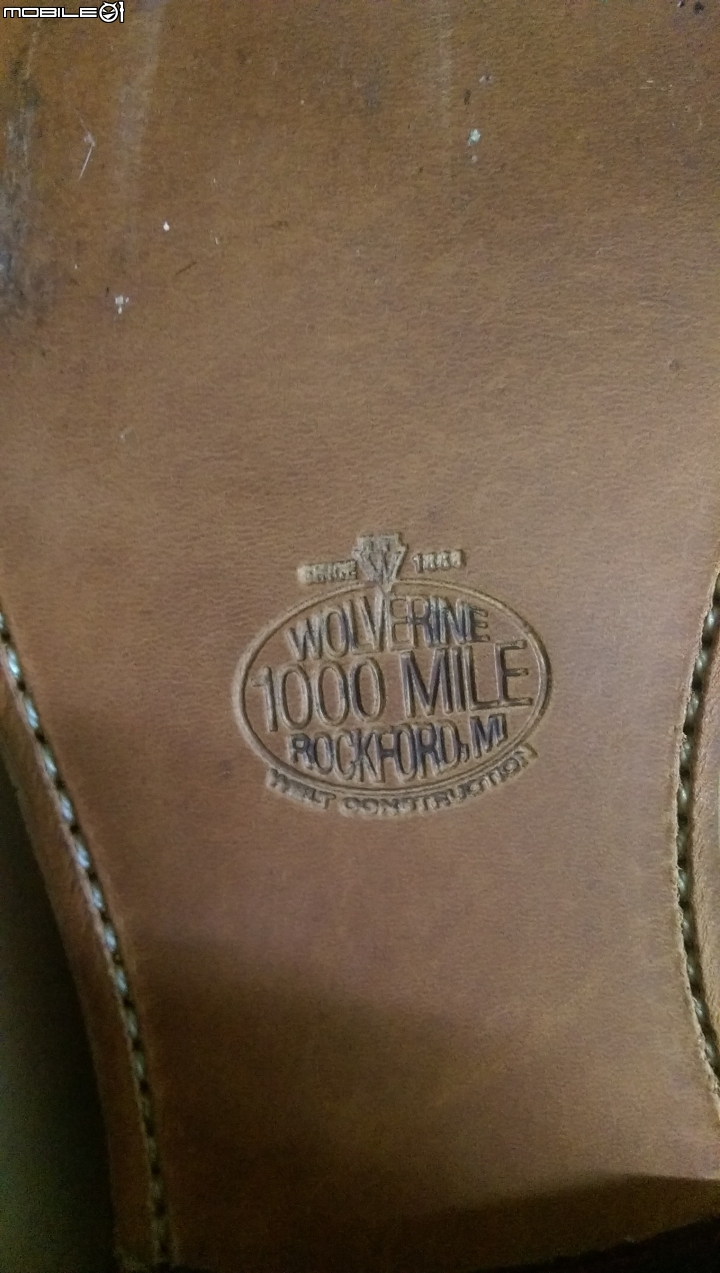 [開箱] WOLVERINE 1000 MILE ADDISON BOOT   2/27補上實穿圖